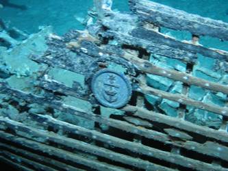 Boat lying across what is believed to be 36-foot motor pinnace